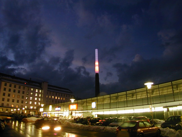 Lichtturm Bürs Lünerseepark Kowanz / Hecht Licht- und Elektroplanung