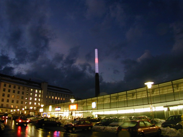 Lichtturm Bürs Lünerseepark Kowanz / Hecht Licht- und Elektroplanung